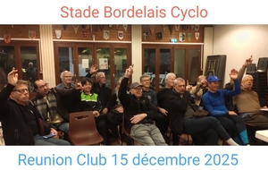 Réunion mensuelle du S B Cyclo
