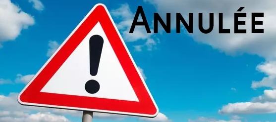 Réunion club annulée